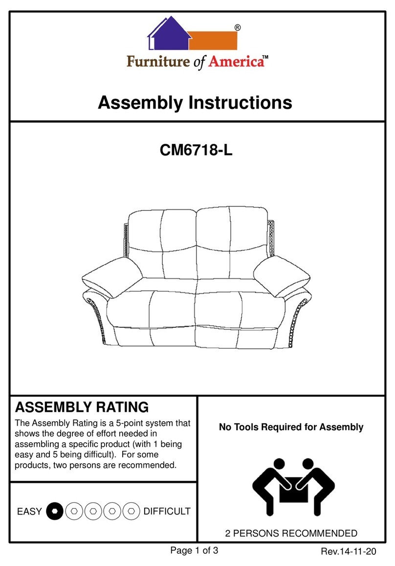 Furniture of America CM6718-L Assembly instructions