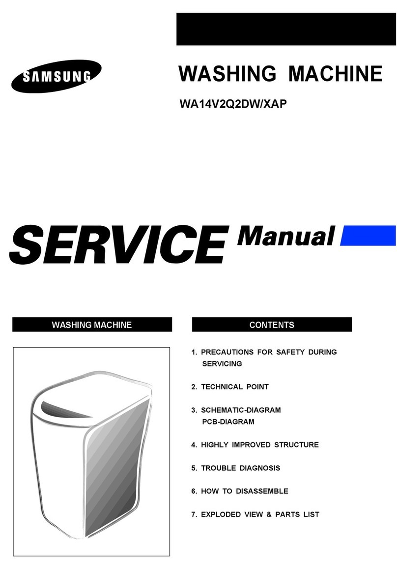 Samsung WA14V2Q2DW/XAP User manual