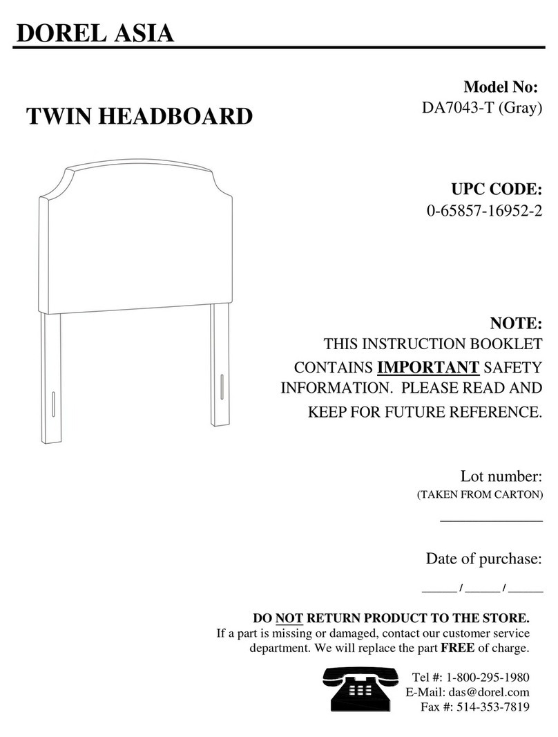 Dorel DA7043-T User manual Dorel DA7043-T User manual