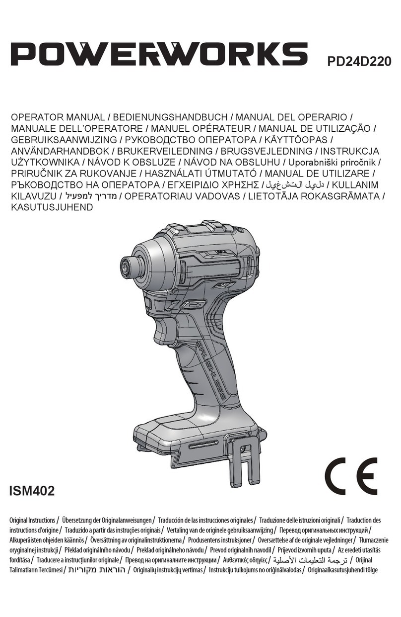 Power works PD24D220 Operator's manual