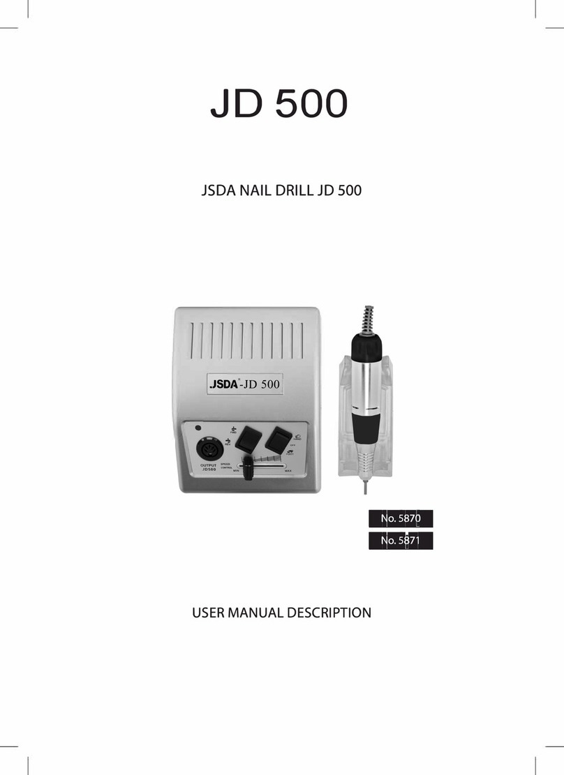 NeoNail JSDA JD 500 user manual