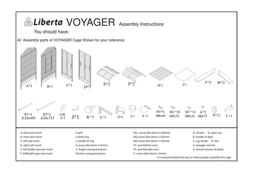 Liberta VOYAGER Assembly instructions