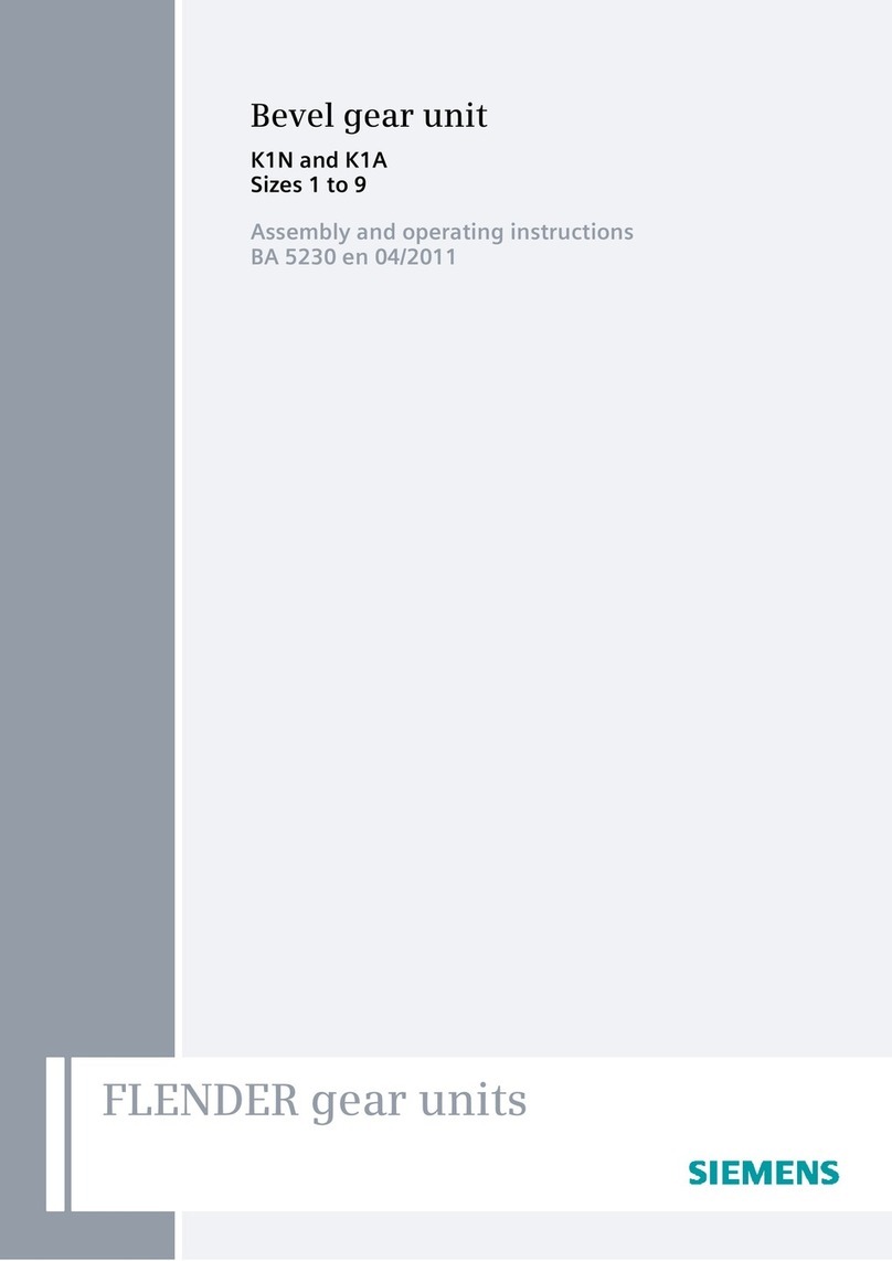 Siemens FLENDER K1N User manual