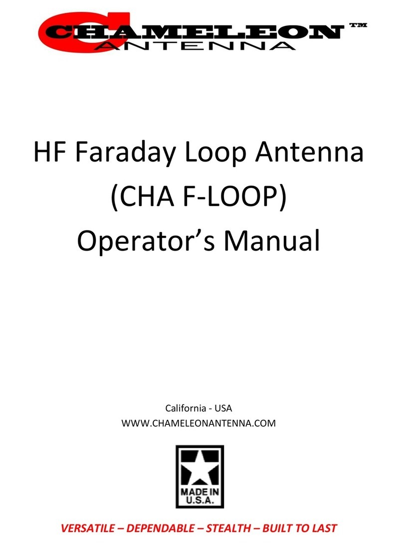 Chameleon Antenna CHA F-LOOP Operator's manual Chameleon Antenna CHA F-LOOP Operator's manual