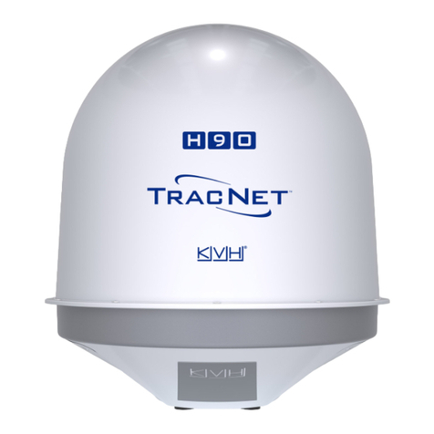 KVH Industries TracNet H90 User manual