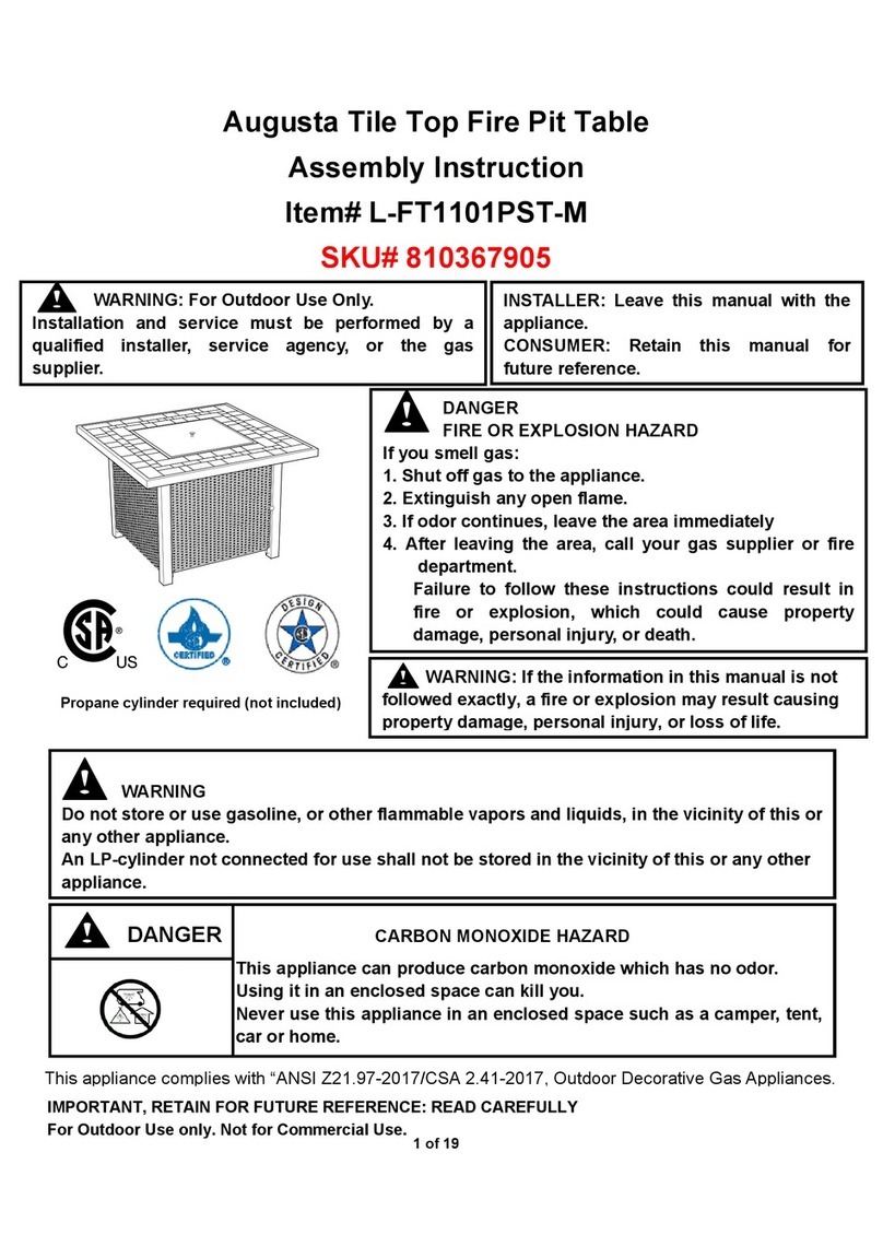 Sunjoy Augusta L-FT1101PST-M Assembly instruction Sunjoy Augusta L-FT1101PST-M Assembly instruction