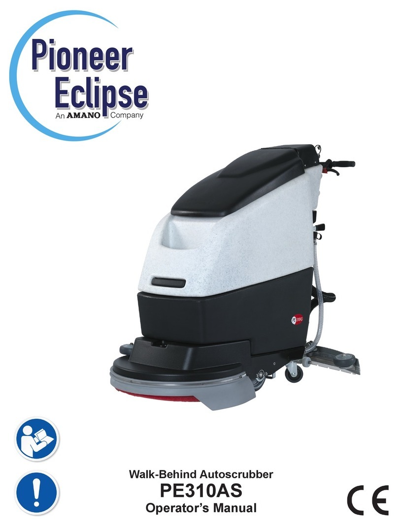 Amano Pioneer Eclipse 310AS Operator's manual