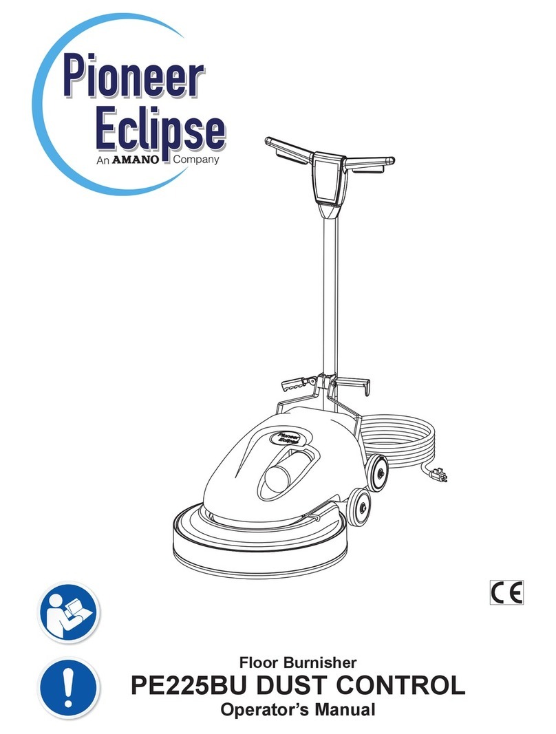 Amano Pioneer Eclipse 225BU Operator's manual