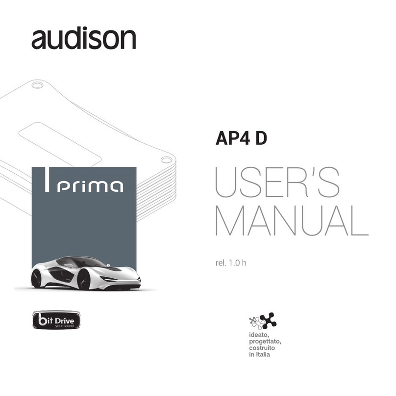 Audison Prima AP4 D user manual