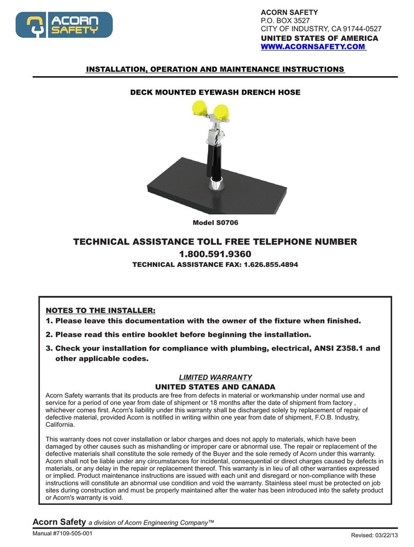 Acorn Safety S0706 Manual