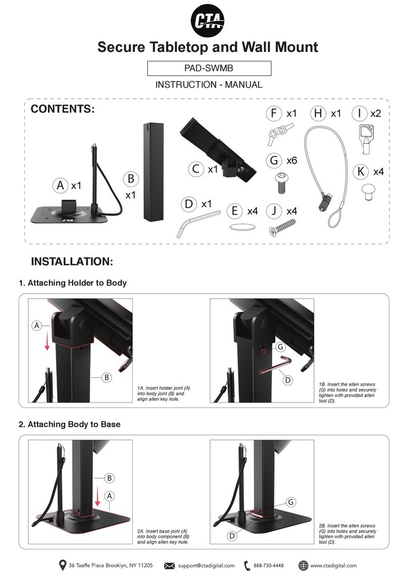 CTA PAD-SWMB instruction manual
