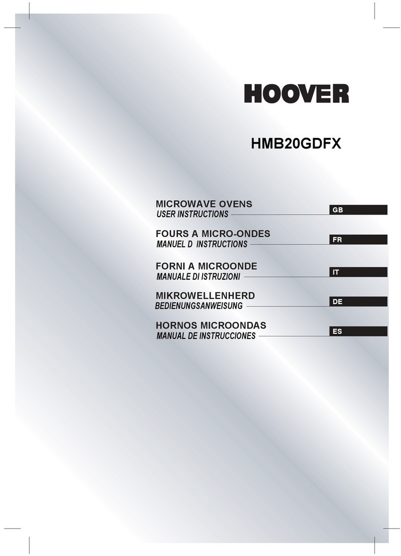 Hoover HMB20GDFX User manual
