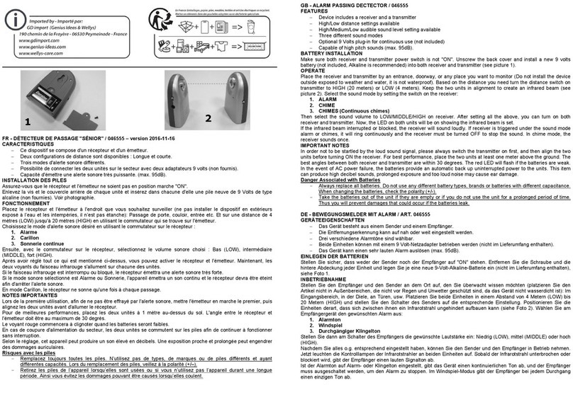 GD Import 046555 manual