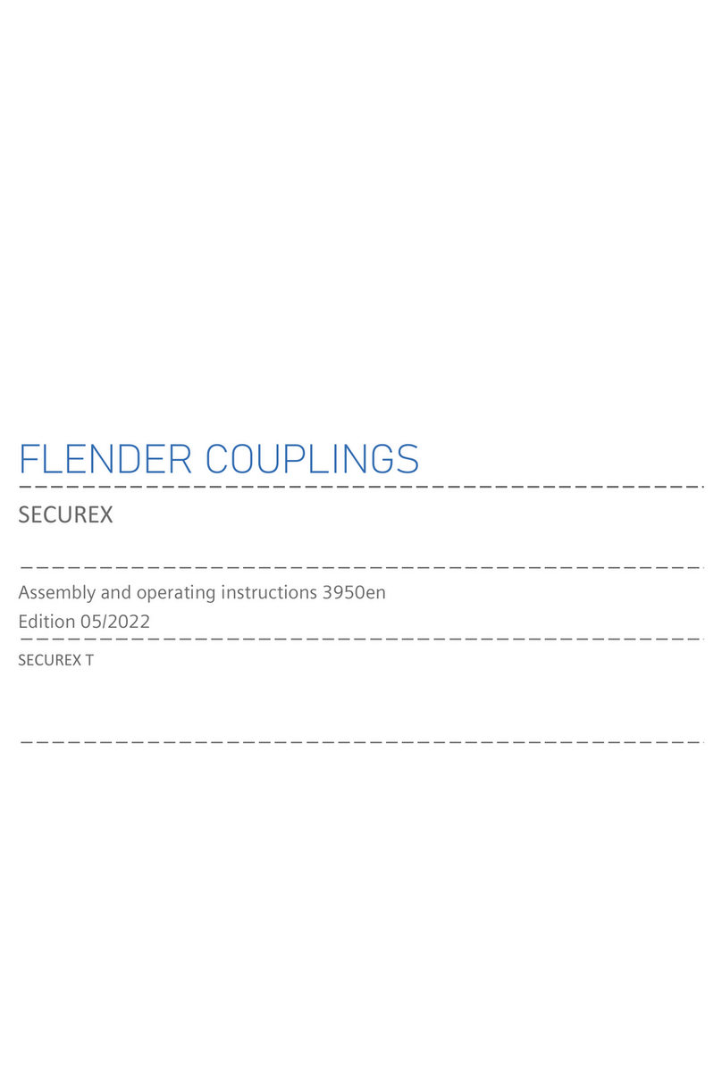 FLENDER SECUREX T 3950de User manual FLENDER SECUREX T 3950de User manual
