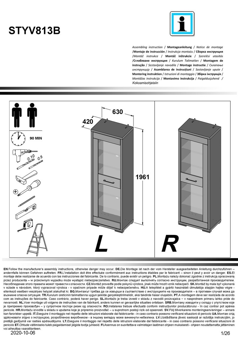 Forte STYV813B Assembling Instruction