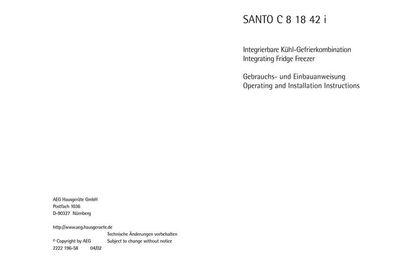 AEG SANTO C 8 18 42 i Operating and installation instructions