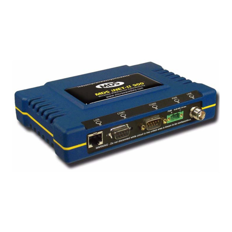 GE MDS iNET Series User manual GE MDS iNET Series User manual