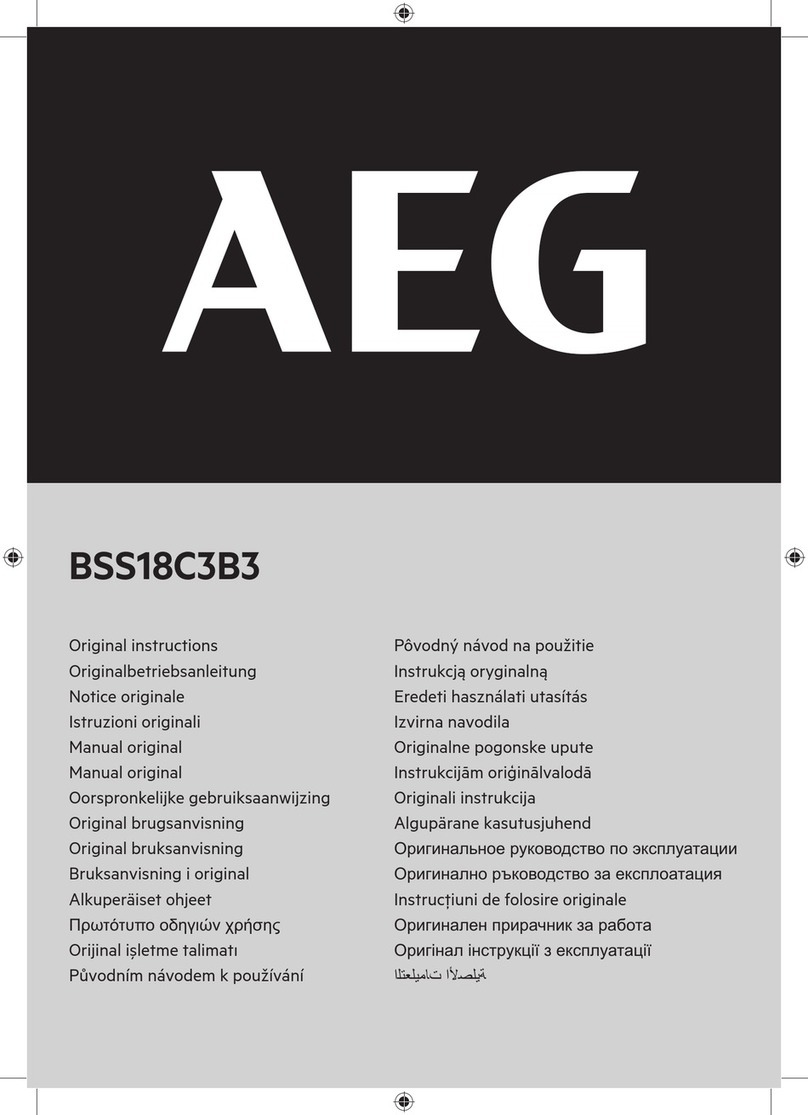 AEG BSS18C3B3 User manual