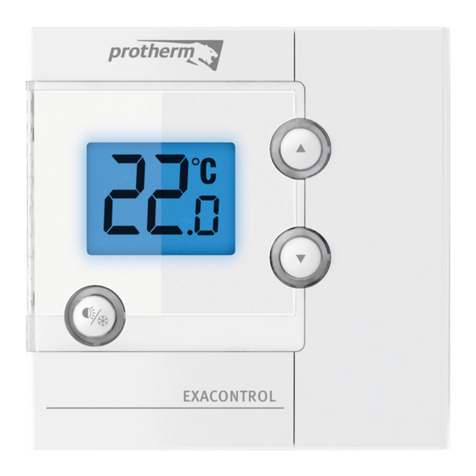 Protherm Exacontrol operating instructions