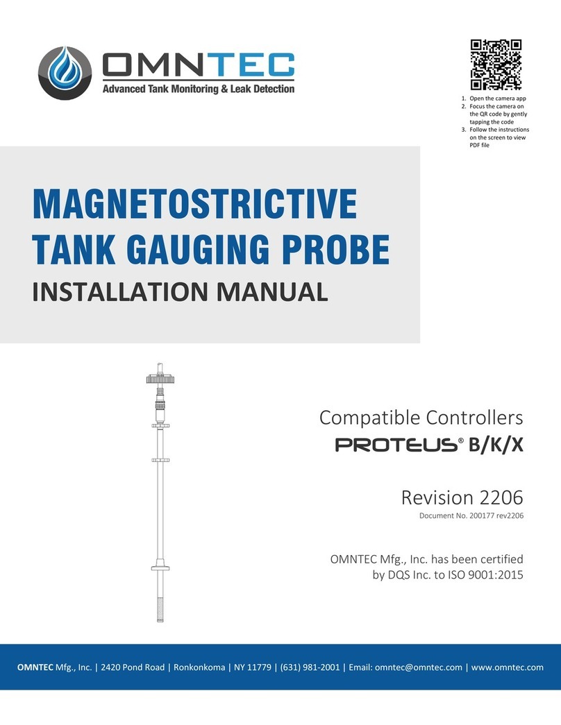 Omntec PROTEUS B installation manual