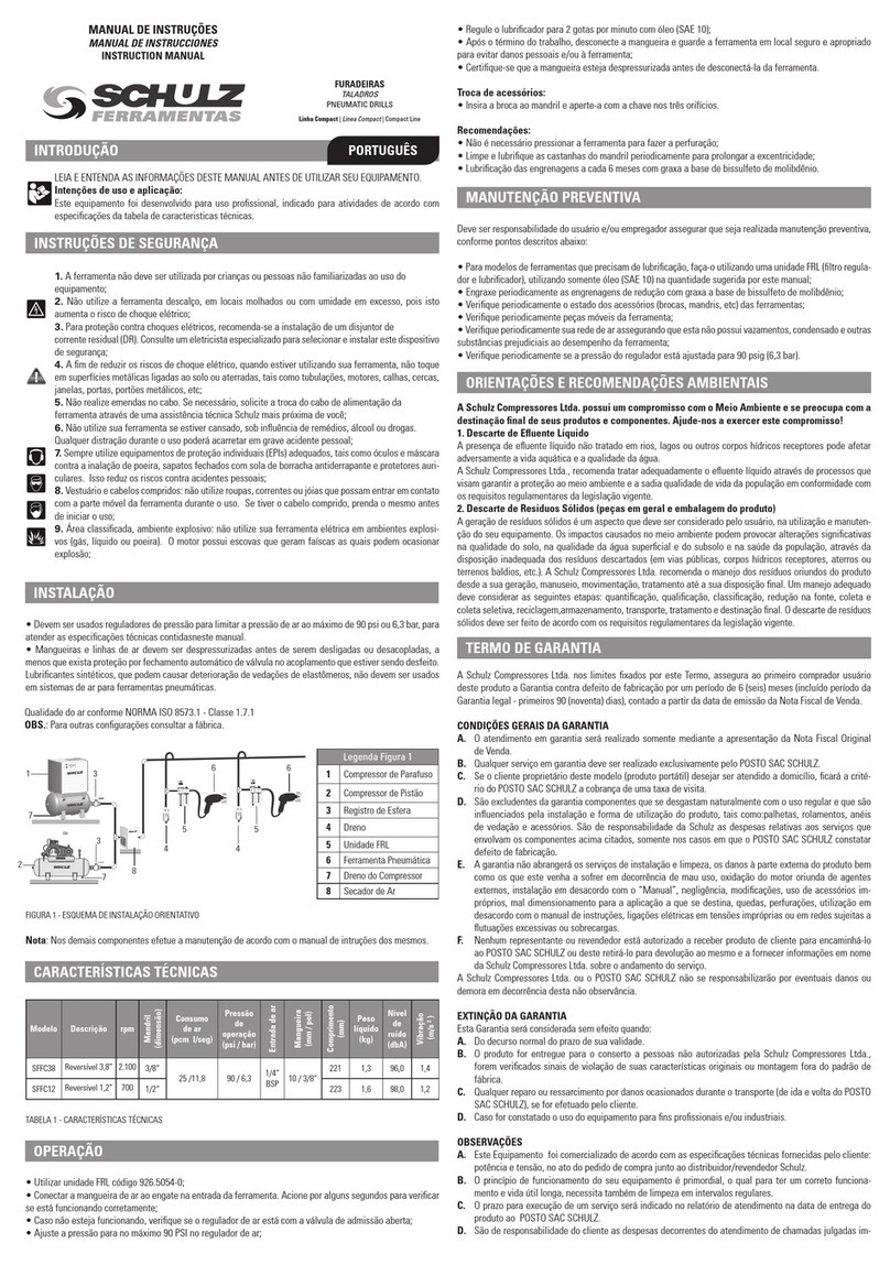Schulz SFFC38 instruction manual
