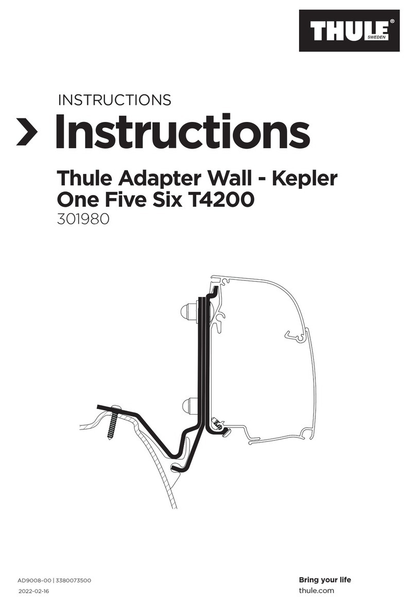 Thule Kepler One Five Six T4200 instructions