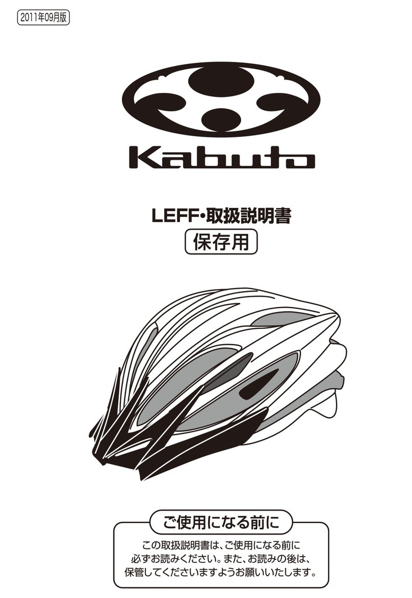 Kabuto LEFF User manual