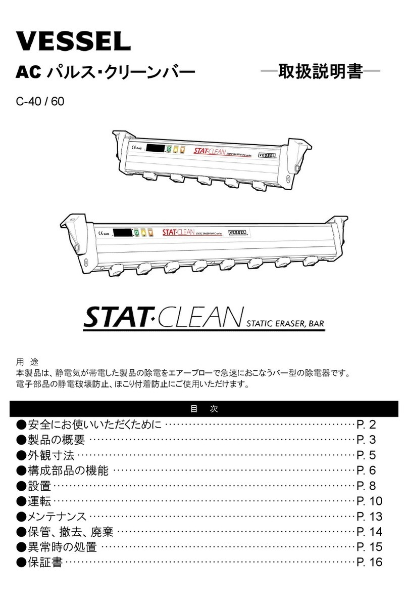 Vessel STATCLEAN C-40 instruction manual