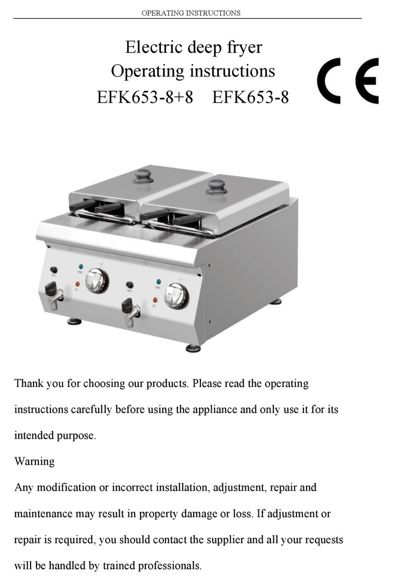 GGM gastro EFK653-8+8 operating instructions GGM gastro EFK653-8+8 operating instructions