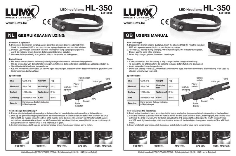 LumX HL-350 User manual