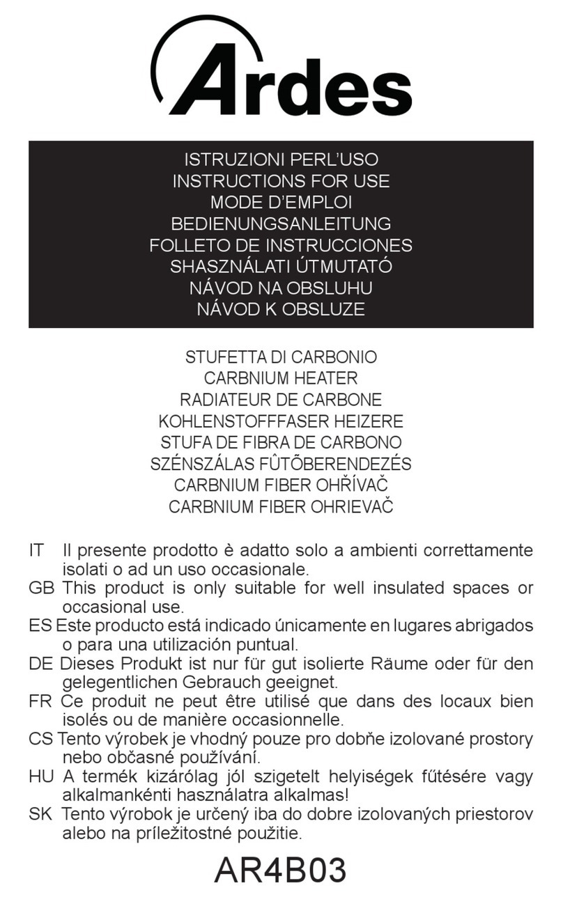 ARDES AR4B03 Instructions for use