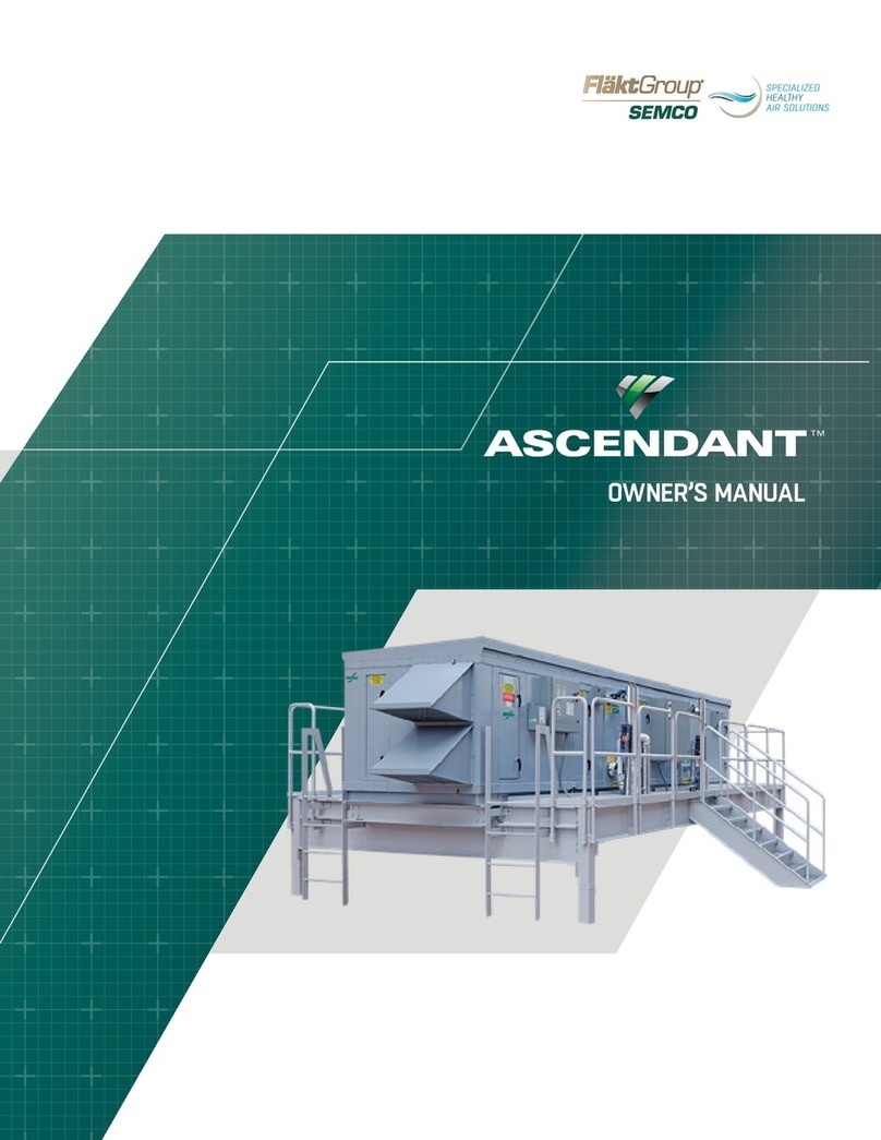 FläktGroup SEMCO Ascendant User manual
