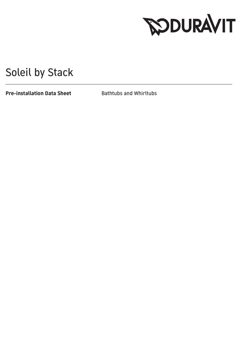 DURAVIT Soleil by Stack 760503 User manual DURAVIT Soleil by Stack 760503 User manual