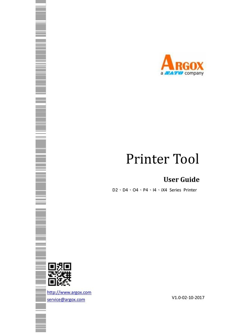 SATO Argox D2 Series User manual