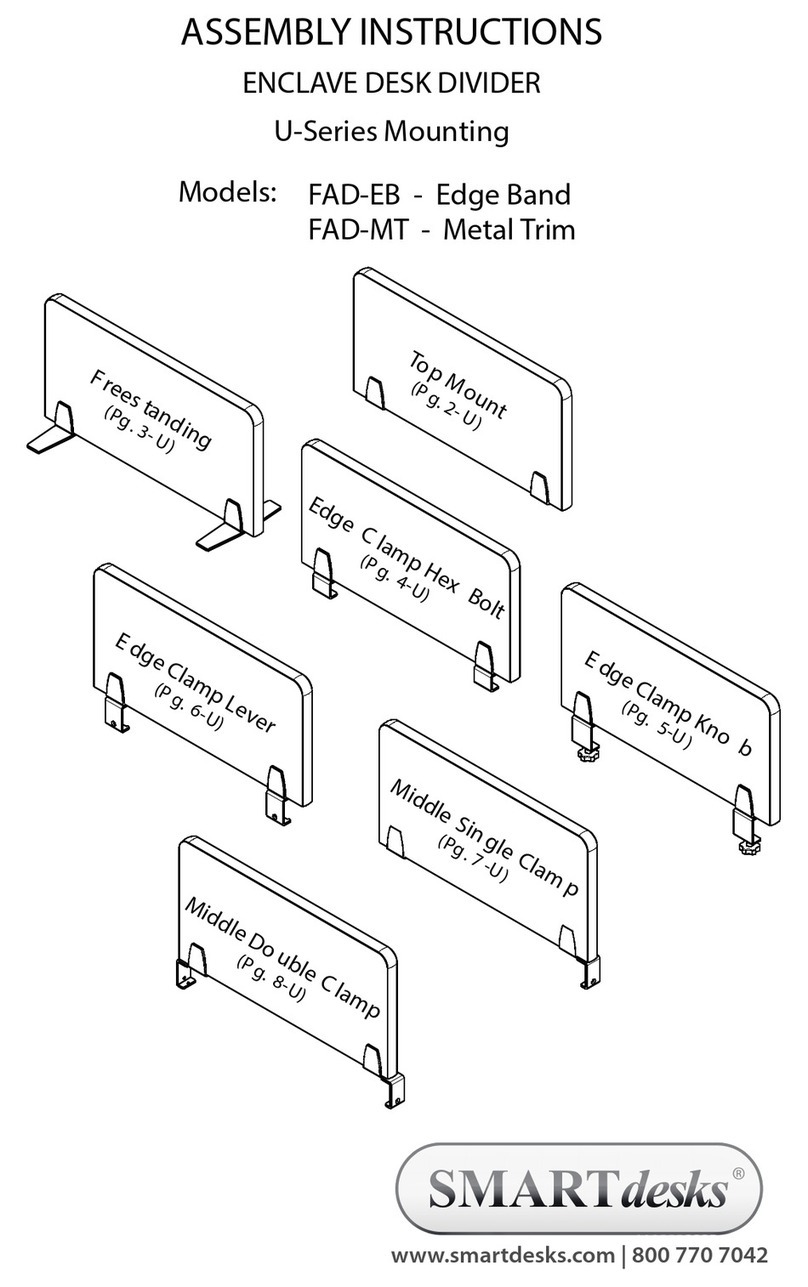 SMARTdesks U Series Assembly instructions