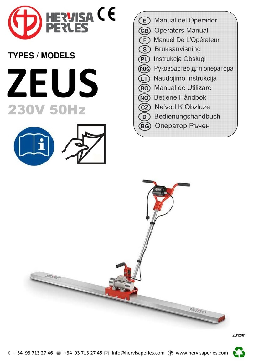 Hervisa Perles ZEUS Operator's manual
