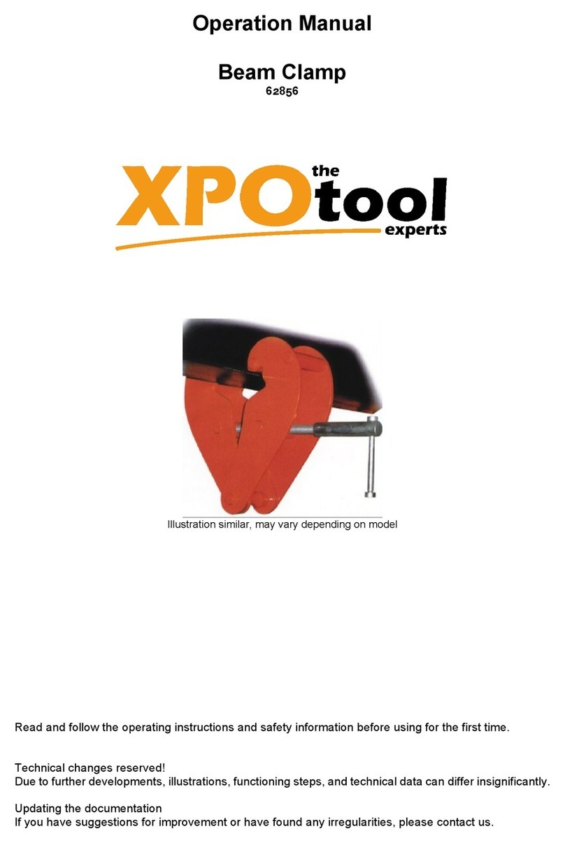 XPOtool 62856 User manual
