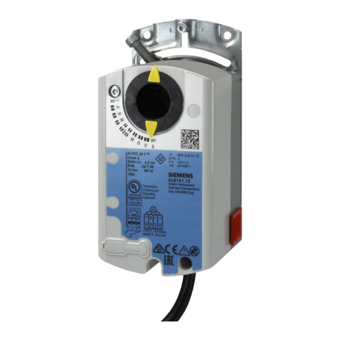 Siemens OpenAir GLB 1E Series User manual