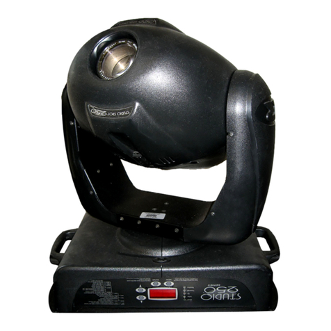 High End Systems Studio Spot 250 user manual