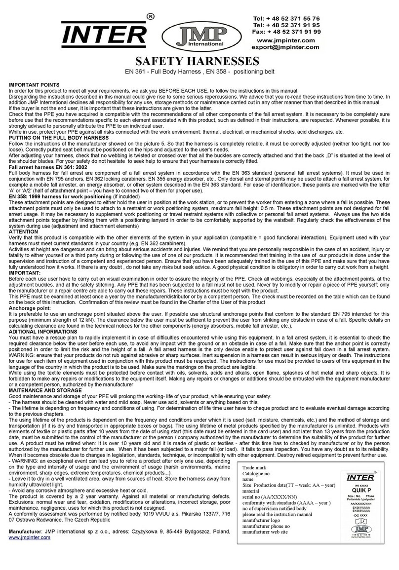 JMP INTER EN361 instruction manual