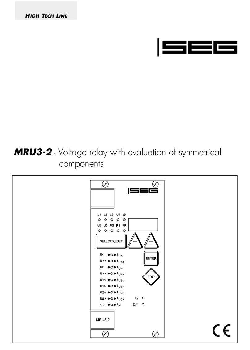 Seg HighTECH MRU3-2 User manual
