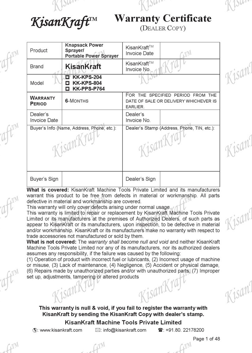 KISANKRAFT KK-KPS-204 Operation manual