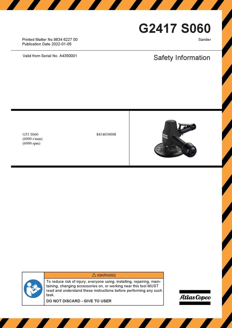 Atlas Copco G2417 S060 Original instructions