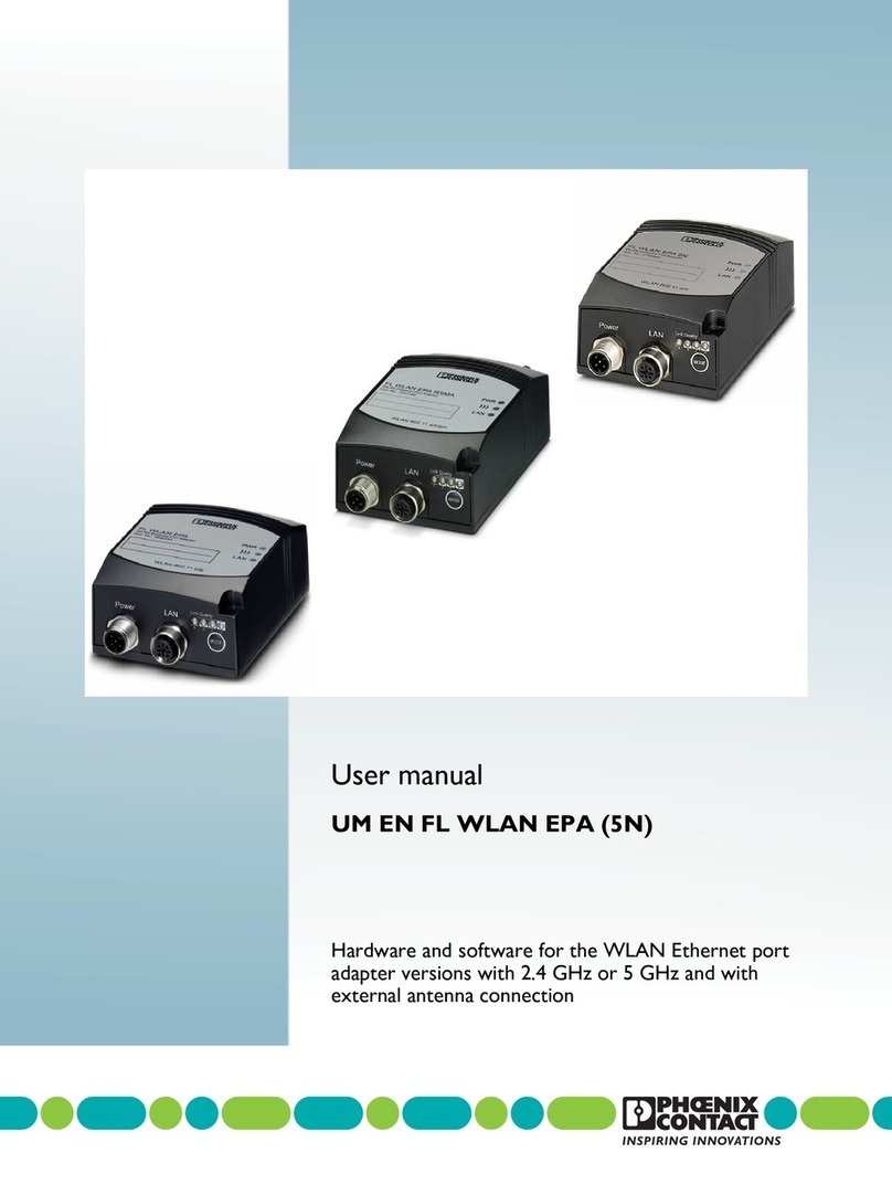 Phoenix Contact UM EN FL WLAN EPA User manual