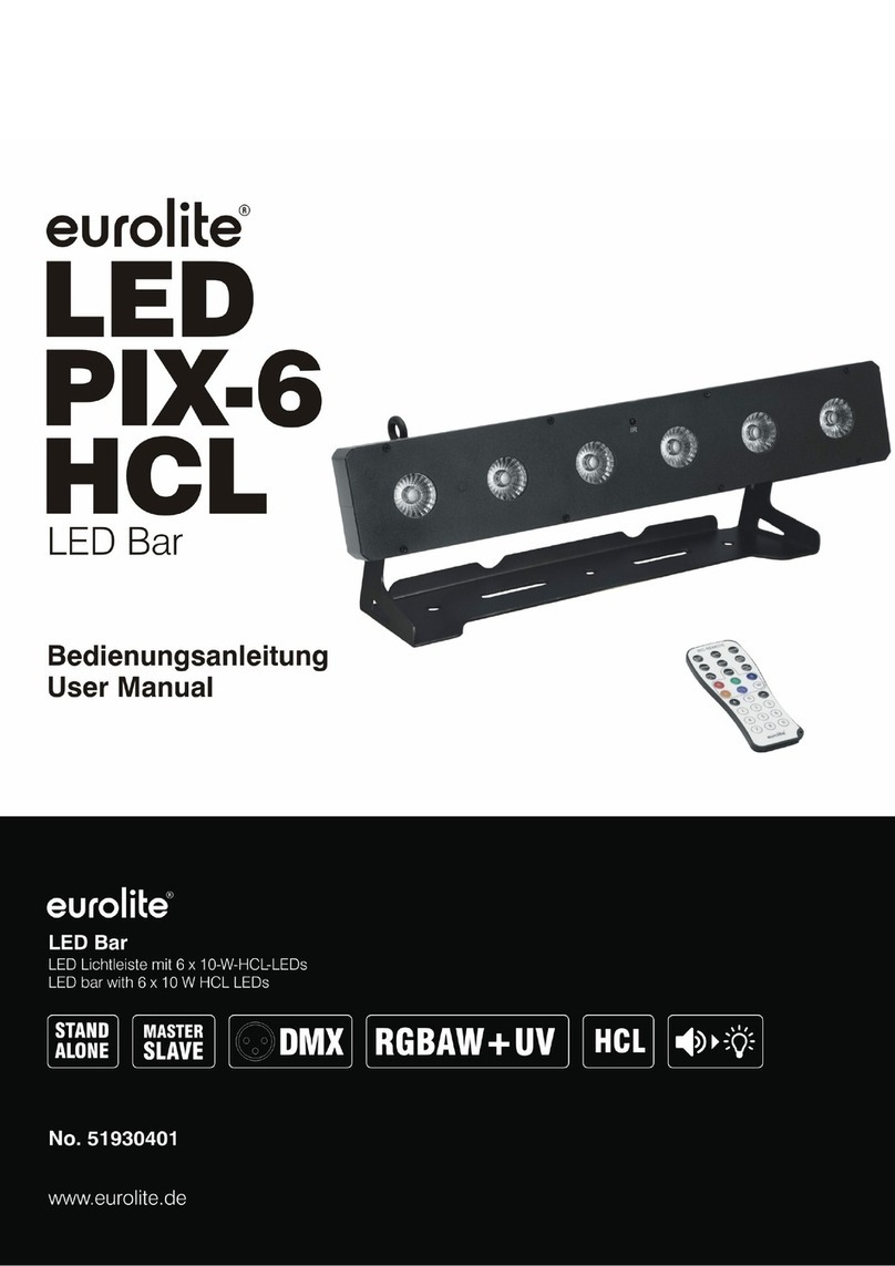 EuroLite LED PIX-6 HCL user manual