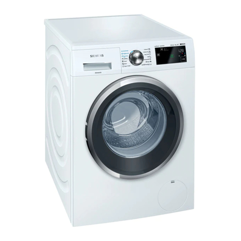 Siemens WM14T780ME Instruction Manual and Installation Instruction Siemens WM14T780ME Instruction Manual and Installation Instruction