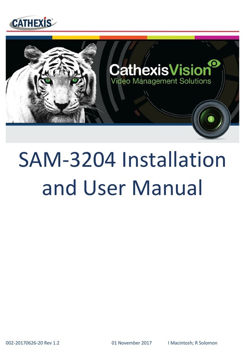 CATHEXIS SAM-3204 Installation and user manual