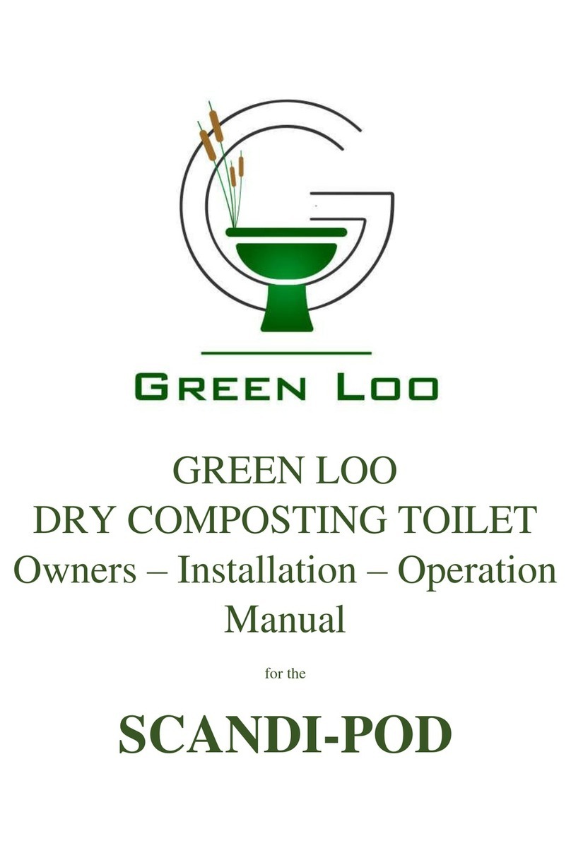 GREEN LOO SCANDI-POD User manual