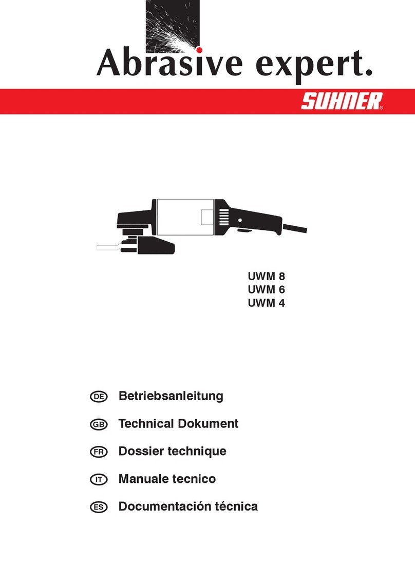 SUHNER Abrasive expert UWM 8 Technical manual