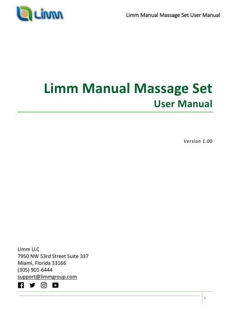 LIMM Manual Massage Set user manual